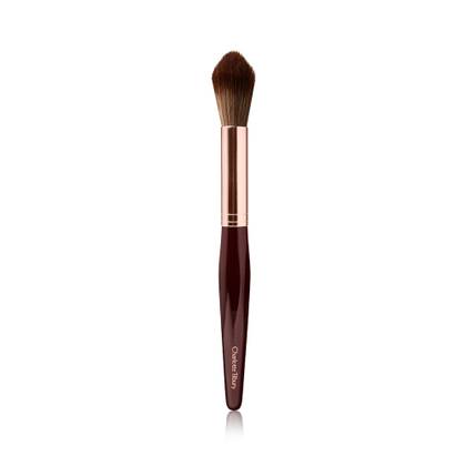 Charlotte Tilbury Powder & Sculpt Brush - Rose Gold & Night Crimson