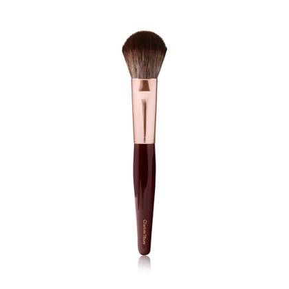 Charlotte Tilbury Bronzer & Blusher Brush - Rose Gold & Night Crimson