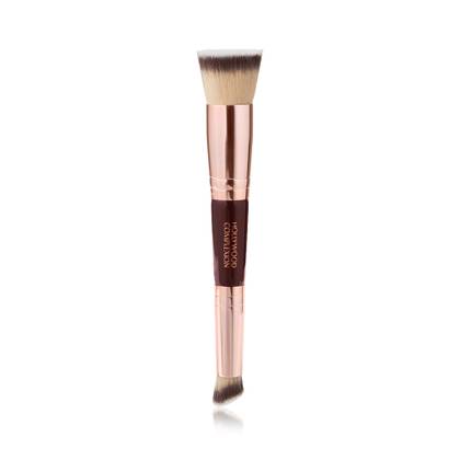 Charlotte Tilbury Hollywood Complexion Brush - Rose Gold & Night Crimson