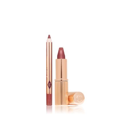 Charlotte Tilbury Mini Pillow Talk Lip Kit - Pillow Talk Medium