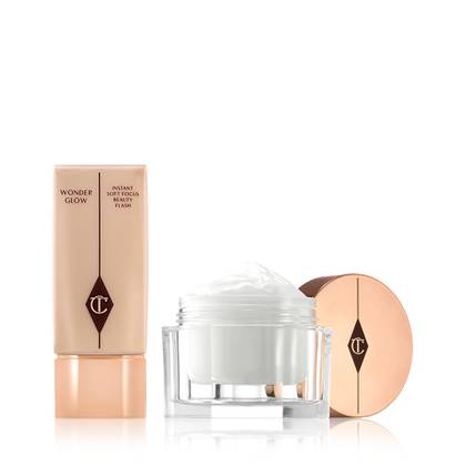 Charlotte Tilbury Skin Transformation Duo - Face Primer & Moisturiser Set