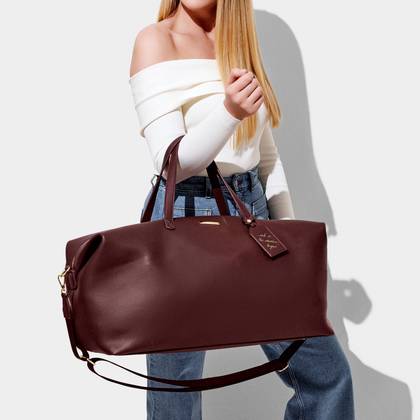 Katie Loxton Weekend Holdall In Plum