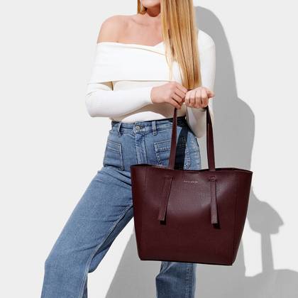 Katie Loxton Emmy Tote Bag In Plum