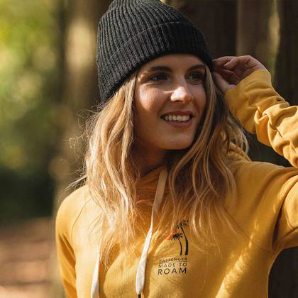 Compass Beanie - Faded Black