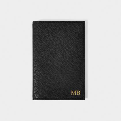 Passport Cover in Black