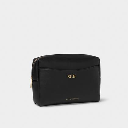 Secret Message Wash Bag 'It's A Lovely Day To Go After Your Dreams' in Black