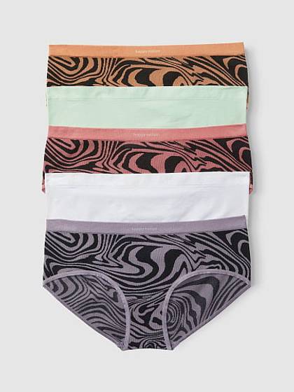 5-Pack Seamless Hipster Underwear