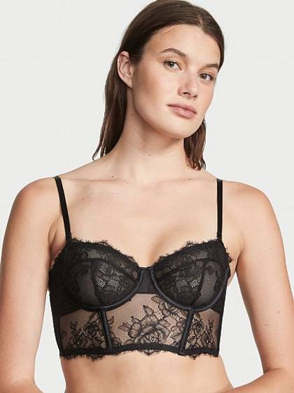VS Archives Rose Lace Bra Top
