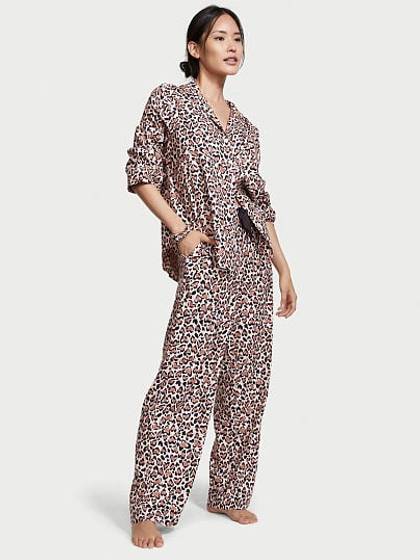 Flannel Long Pajama Set