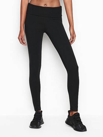 Yoga Foldover Cotton Leggings