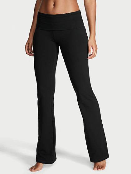 VS Cotton Yoga Foldover Flare Leggings