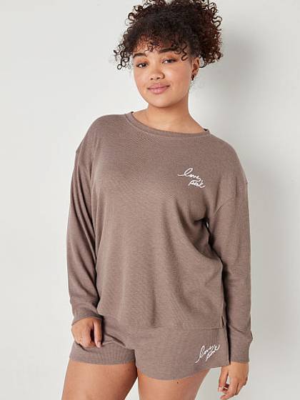 Thermal Long-Sleeve Sleep Shirt