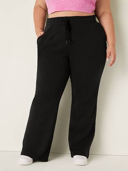 High-Waist Flare Sweatpants