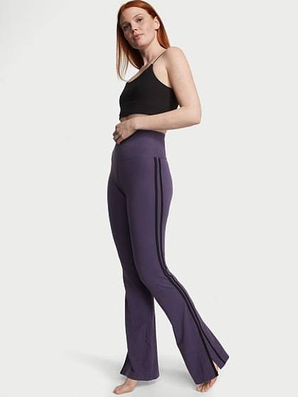 Cotton High-Rise Flare Leggings
