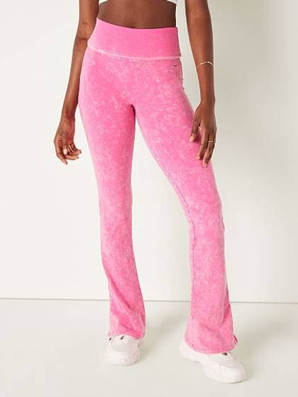 Performance Cotton Fold Over Yoga Pants