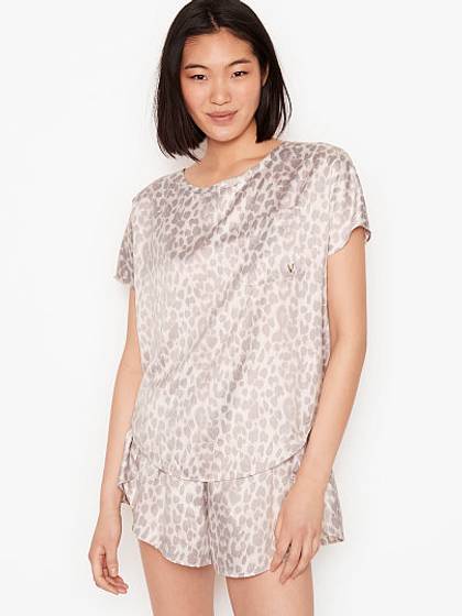 Oversized T-Shirt & Petal Short PJ Set