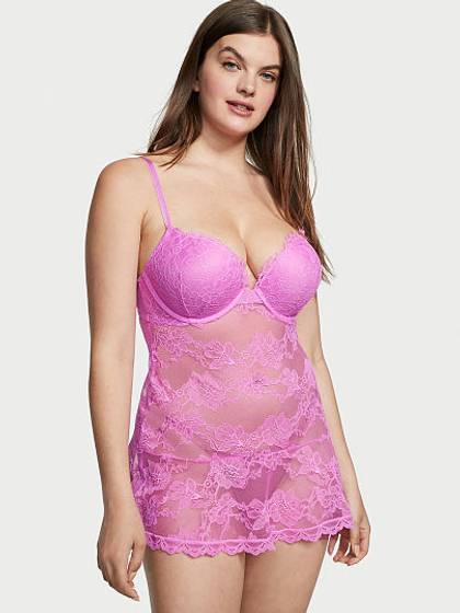 Bombshell Lace Babydoll