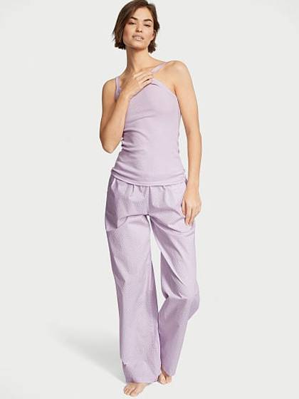 Cotton Tank Tee-Jama Set