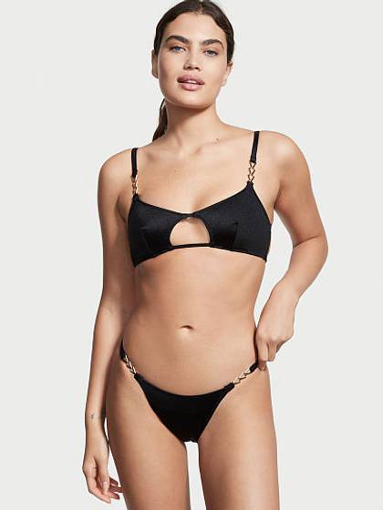 Chain Strap Brazilian Bikini Bottom