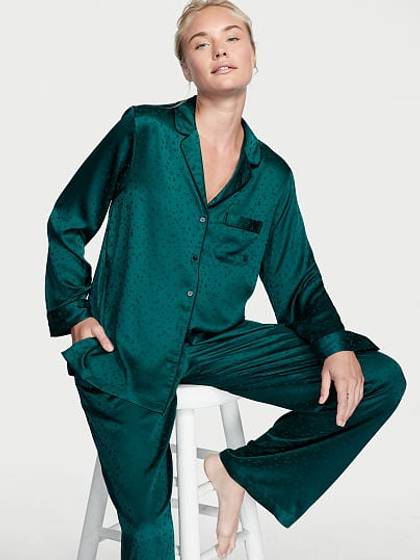 Satin Long Pajama Set