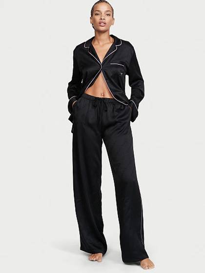 Satin Long Pajama Set