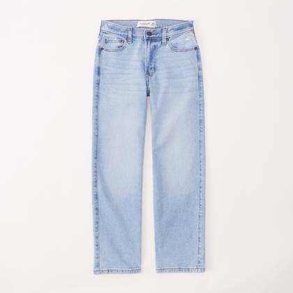 relaxed straight jeans