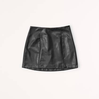 The A&F Scarlett Vegan Leather Mini Skort