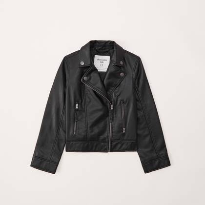 faux leather jacket