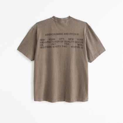 Vintage-Inspired Micro-Logo Tee