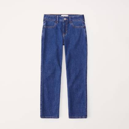 high rise 90s straight jeans