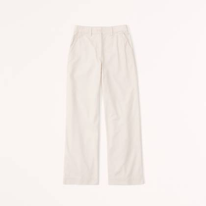 Twill Wide Leg Pant