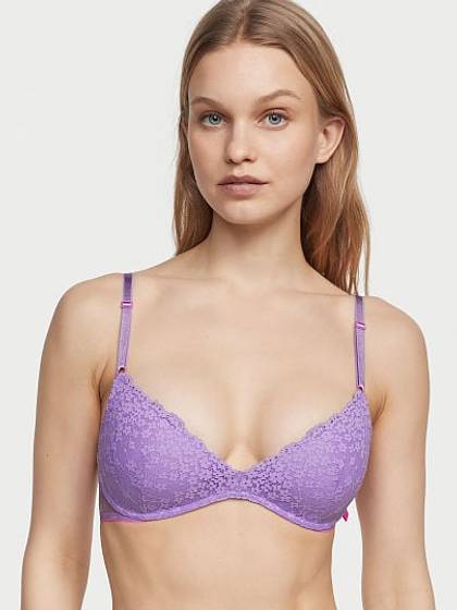 Sexy Tee Wireless Push-Up Lace Bra
