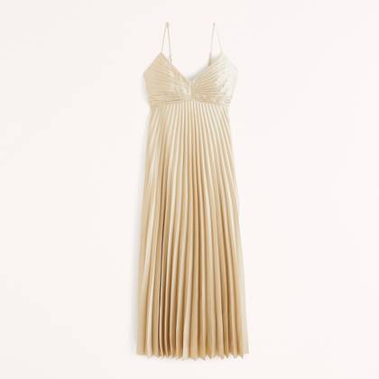 The A&F Giselle Pleated Maxi Dress