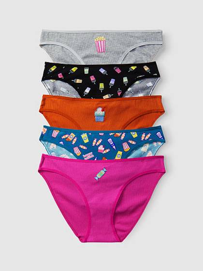 5-Pack Cotton Bikini Underwear
