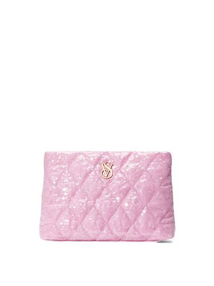 Sequin Cosmetic Clutch
