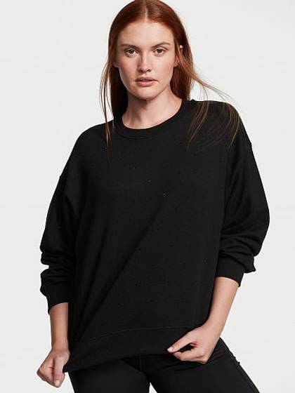 Cotton Fleece Crewneck Sweatshirt