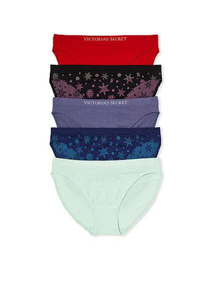 5-Pack Holiday Seamless Bikini Panties