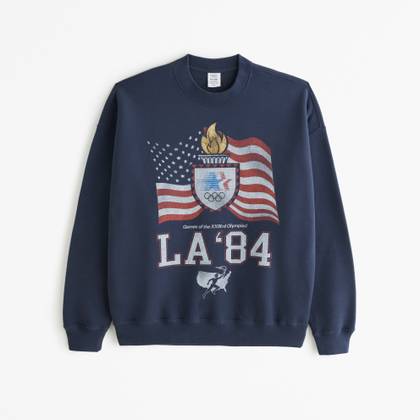 Olympics Graphic Crew Sweatshirt