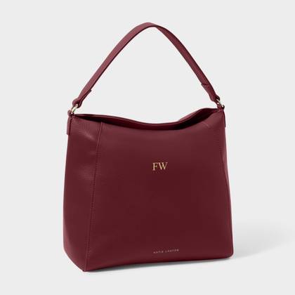 Heidi Shoulder Bag in Plum