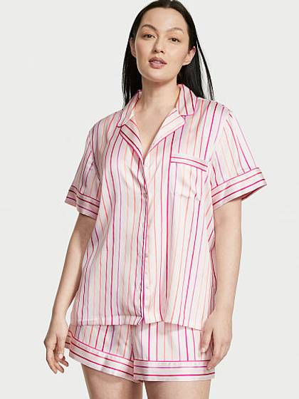 Satin Short Pajama Set