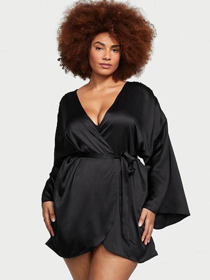 Satin Short Robe