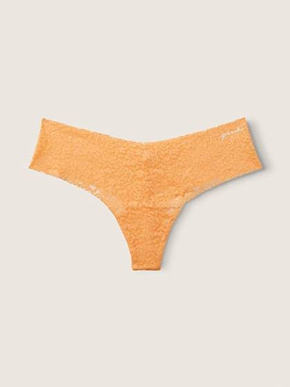 No-Show Soft Lace Thong Panty