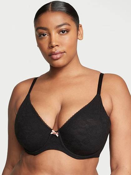 Invisible Lift Unlined Lace Minimizer Bra