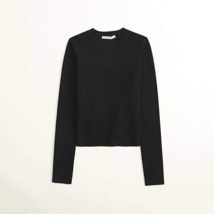 Slim Crew Sweater Top