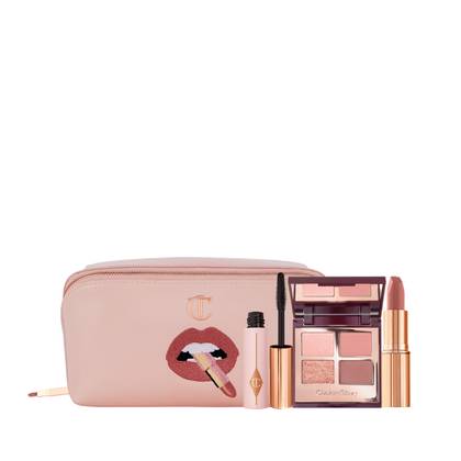 Charlotte Tilbury Pillow Talk Beautifying Icons & Makeup Bag - Limited Edition Makeup Kit