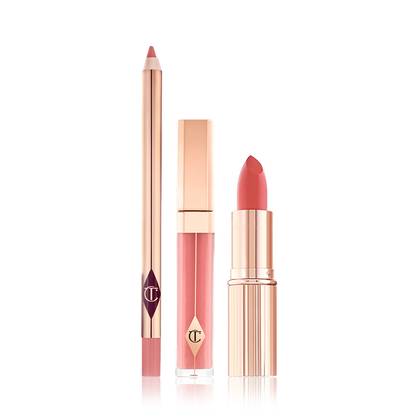 Charlotte Tilbury The Perfect Pink Kiss - Lipstick, Liner and Gloss Set