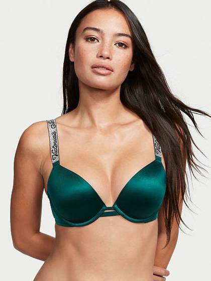 Shine Strap Push-Up Bra
