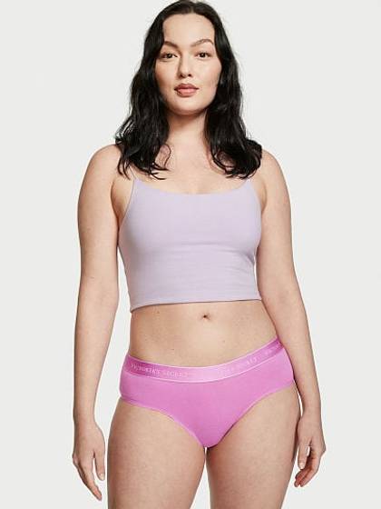 Logo Cotton Hiphugger Panty