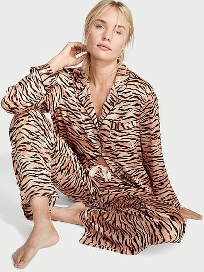 Satin Long Pajama Set
