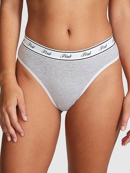 Logo Cotton Brazilian Panty